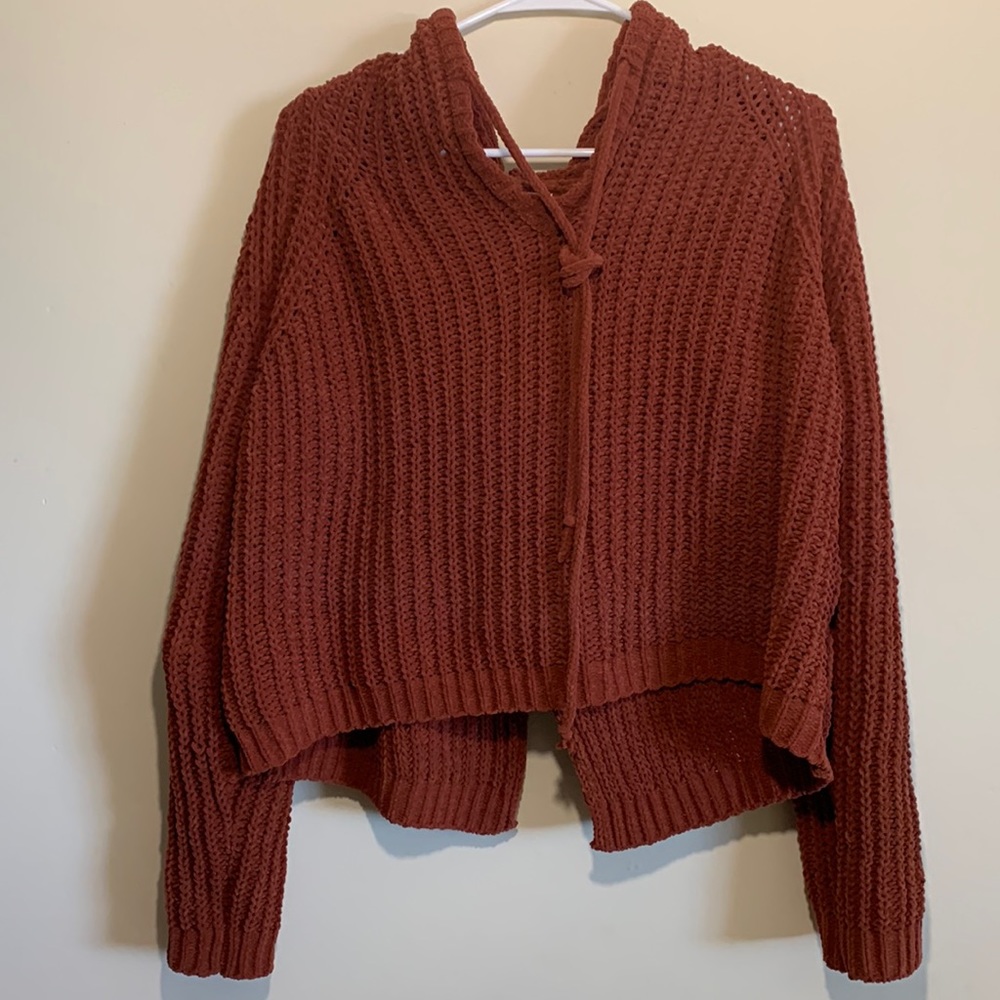 Women’s fluffy knitted sweater